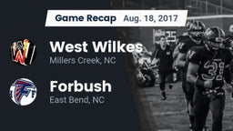 Recap: West Wilkes  vs. Forbush  2017