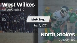 Matchup: West Wilkes High vs. North Stokes  2017