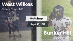 Matchup: West Wilkes High vs. Bunker Hill  2017
