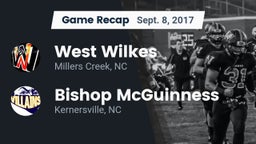 Recap: West Wilkes  vs. Bishop McGuinness  2017