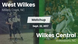 Matchup: West Wilkes High vs. Wilkes Central  2017