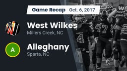 Recap: West Wilkes  vs. Alleghany  2017