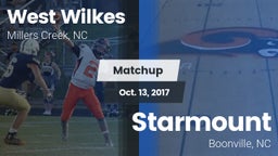 Matchup: West Wilkes High vs. Starmount  2017