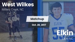 Matchup: West Wilkes High vs. Elkin  2017