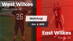 Matchup: West Wilkes High vs. East Wilkes  2019