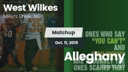 Matchup: West Wilkes High vs. Alleghany  2019