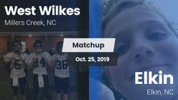 Matchup: West Wilkes High vs. Elkin  2019