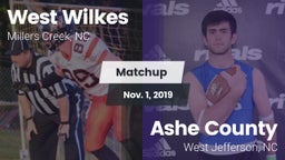 Matchup: West Wilkes High vs. Ashe County  2019