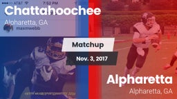 Matchup: Chattahoochee High vs. Alpharetta  2017