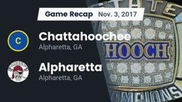 Recap: Chattahoochee  vs. Alpharetta  2017