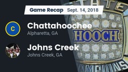 Recap: Chattahoochee  vs. Johns Creek  2018