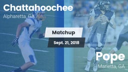 Matchup: Chattahoochee High vs. Pope  2018