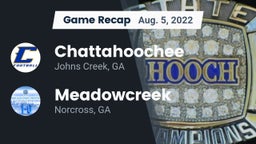 Recap: Chattahoochee  vs. Meadowcreek  2022