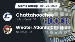 Recap: Chattahoochee  vs. Greater Atlanta Christian  2022