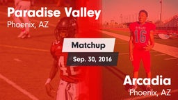 Matchup: Paradise Valley vs. Arcadia  2016