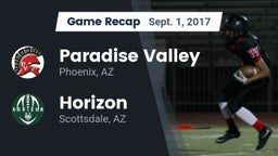 Recap: Paradise Valley  vs. Horizon  2017