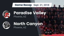 Recap: Paradise Valley  vs. North Canyon  2018