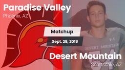 Matchup: Paradise Valley vs. Desert Mountain  2018