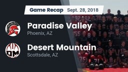 Recap: Paradise Valley  vs. Desert Mountain  2018
