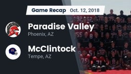 Recap: Paradise Valley  vs. McClintock  2018