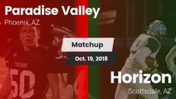 Matchup: Paradise Valley vs. Horizon  2018