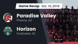 Recap: Paradise Valley  vs. Horizon  2018