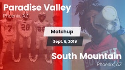Matchup: Paradise Valley vs. South Mountain  2019