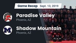 Recap: Paradise Valley  vs. Shadow Mountain  2019