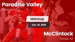 Matchup: Paradise Valley vs. McClintock  2019