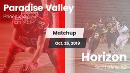 Matchup: Paradise Valley vs. Horizon  2019