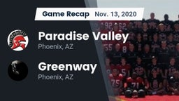 Recap: Paradise Valley  vs. Greenway  2020