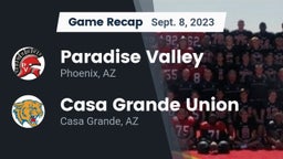 Recap: Paradise Valley  vs. Casa Grande Union  2023