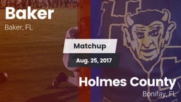 Matchup: Baker  vs. Holmes County  2017