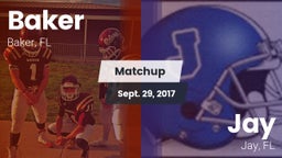 Matchup: Baker  vs. Jay  2017