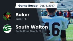 Recap: Baker  vs. South Walton  2017