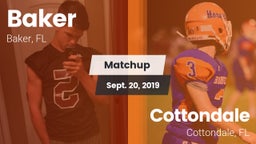 Matchup: Baker  vs. Cottondale  2019