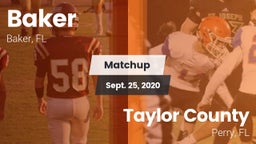 Matchup: Baker  vs. Taylor County  2020