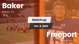 Matchup: Baker  vs. Freeport  2020