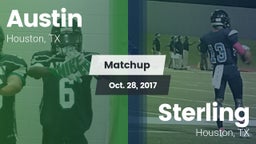 Matchup: Austin  vs. Sterling  2017