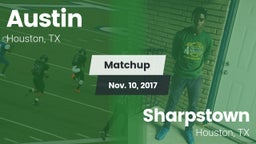 Matchup: Austin  vs. Sharpstown  2017