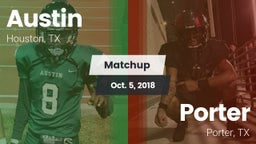 Matchup: Austin  vs. Porter  2018
