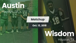 Matchup: Austin  vs. Wisdom  2018