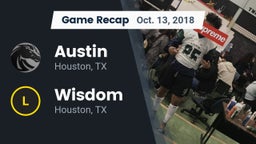 Recap: Austin  vs. Wisdom  2018