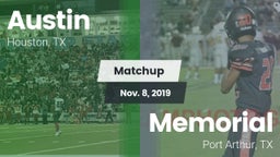 Matchup: Austin  vs. Memorial  2019