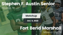 Matchup: Austin  vs. Fort Bend Marshall  2020