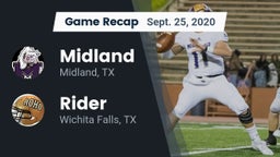 Recap: Midland  vs. Rider  2020