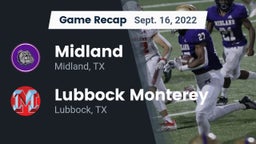 Recap: Midland  vs. Lubbock Monterey  2022