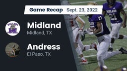 Recap: Midland  vs. Andress  2022