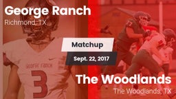 Matchup: George Ranch High vs. The Woodlands  2017