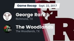 Recap: George Ranch  vs. The Woodlands  2017